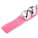 1 Pair Wrist/Ankle Bells Instrument Toys for Baby Kids - Pink, L M7W9