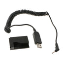 DR-E15(LP-E12) DC Coupler Dummy Battery + PS700 USB Power Adapter Cable for