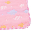 Baby Six-Layer Gauze Padding Mattress Changing Diaper Pad  Pink cloud  50x70cm