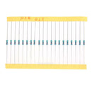 600pcs 30 Kinds Each Value Metal Film Resistor Pack 1/4W 1% Resistor Kit Set Lot