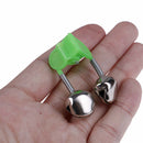 10Pcs Fishing bite alarms fishing rod stalk bells clamp tip fishing tackle M&E