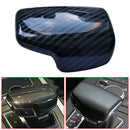 Gear Shift Head Knob Cover Trim Carbon Fiber fit for Audi A4 A5 F5 Q5 Q7 2016-18