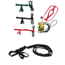 2 Pcs Durable Anti-Bite Cotton Pet Parrot Traction Rope,S+XS