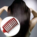 Curved Hair Rows Anti Static Vent Comb Brush Barber Hairdressing Massag PYS FJB
