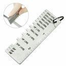 Wire Gauge Thickness Measuring Tool Wire/Sheet Metal Measurement Gage Kit P H4X9