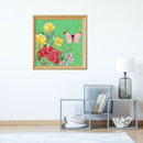 5D DIY Diamond Painting Flower Butterfly Full Round Embroidery Kit (LG124)