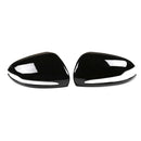 Black ABS Right Drive Rearview Mirror Cover Trim for Mercedes Benz C E GLC