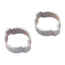 10Pcs 2Ear Clamp Air Fuel Hose Petrol Tube O Clip 17-20mm