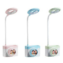 Usb Rechargeable Led Desk Lamp Contact Dimming Adjustment Table Lamp for Ch