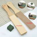 Dual Sided Compounds Leather Kits Blade Strop Razor Sharpener Polishing Set Tool