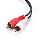 5PIN DIN FEMALE SOCKET to 2x RCA PHONO MALE PLUGS AMP AUDIO ADAPTER CABLE30cm 3C