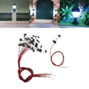 20pcs Mini Lawn LED Light Train Railway Landscape Lamppost 1:100 1:500 Gauge
