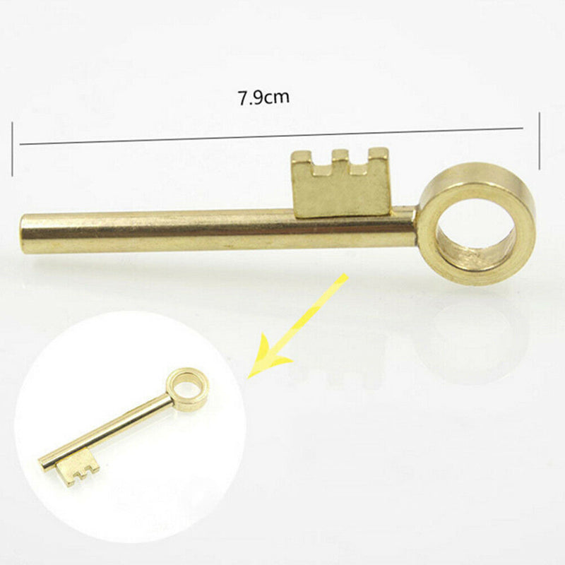 Golden Moving Skeleton Key Close Up Magic Trick Ghost Haunted Visual Prop JR