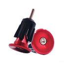 2x Aluminum Bicycle Bar End Plugs for Mountain Road Folding Bike (Red)