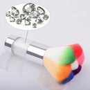 Nail Brush,Nail Art Diamond Dust Remover Brush/Cosmetic Cheek Makeup (Multi