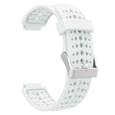 Silicone Porous Watchband for Garmin Forerunner 220 230 235 620 630 (White)