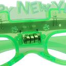 Happy New Year Flashing Led Glasses Luminous Light Up Gift Glowing HeadbandA_3C