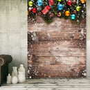Christmas Background Cloth Photo Studio Backdrops New Year Party Santa Gifts Fam