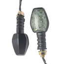 2 Piece Motorbike LED Turn Signal Light Amber Indicator With Smoke Lens