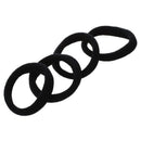 5 Pcs Black Stretchy Band Hair Tie Ponytail Holders K1P2