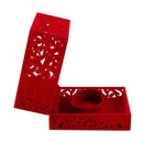Hollow Engagement Wedding Jewelry Box Holder Display Gift Bracelet box Red