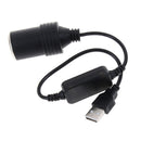 5V 2A usb port to 12v 8w car cigarette lighter socket adapter converter for M&O