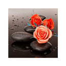 Flower Stone 5D Diamond Painting DIY Craft Cross Stitch Home Decor(Orange)