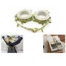 2M Natural Hessian Jute Twine Leaf Rope Burlap RibbonCraft WeddingDecor Gift OZ