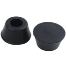 4 Pcs black rubber foot caps pipe caps protective caps chair cap
