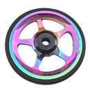 6cm Easywheel & Bolts for Folding Bike Replacement Accessories