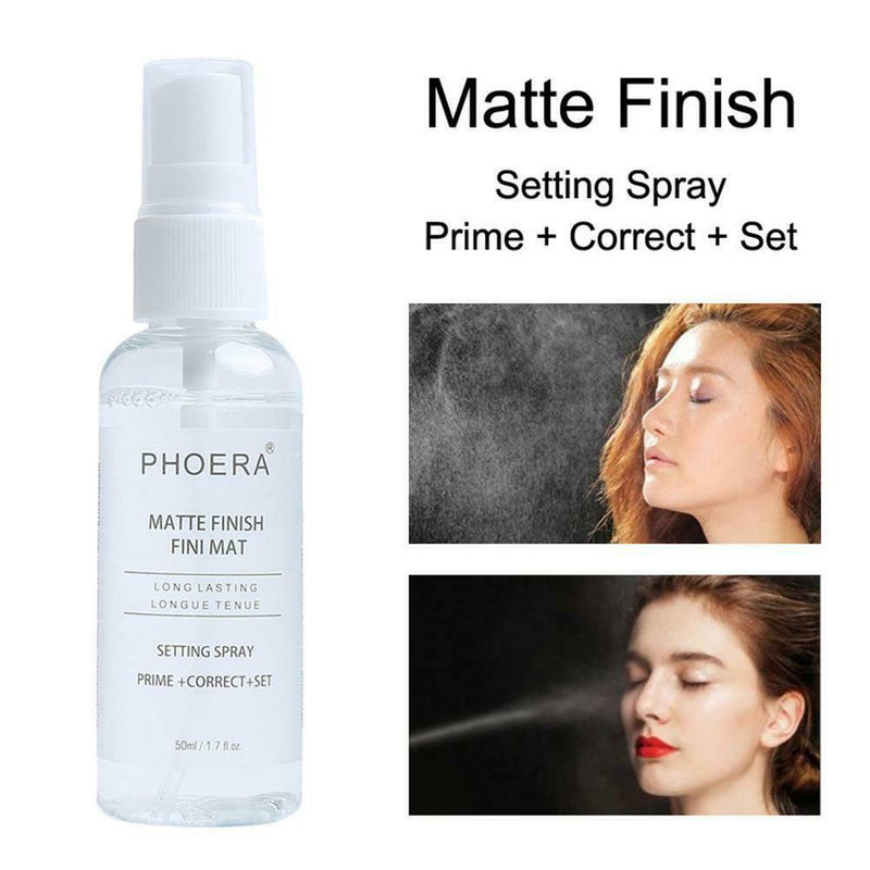 Authentic PHOERA Mat Long Lasting Make Up Setting Spray Matte Finish 50ml Favor