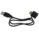 HDMI Male to Female Adapter Plug With USB 2.0 Power Supply Connector Cable  B8F3