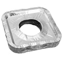 Stove Burner Covers, 60 Pieces Aluminum Foil Square Gas Stove Burner Covers,K1D8