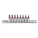 8pcs Socket Set Torx Star Repair Drive Bit Sturdy Maintenance T8-T40 Practical