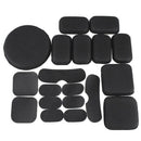 19Pcs/Set Helmet Pads Accessories Cs Helmet EVA Mats Hunting Helmet Protect