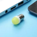 10pcs BA9S Ceramic COB LED Car License Plate Lights Bulb Reading Lamp
