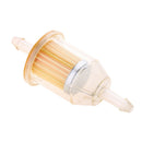Universal Petrol Inline Fuel Filter LARGE Car Part Fit 8mm Pipes