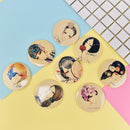 Mini Queen Series Mirror Portable Makeup Mirror Small Pocket Traveling One-Si Gw