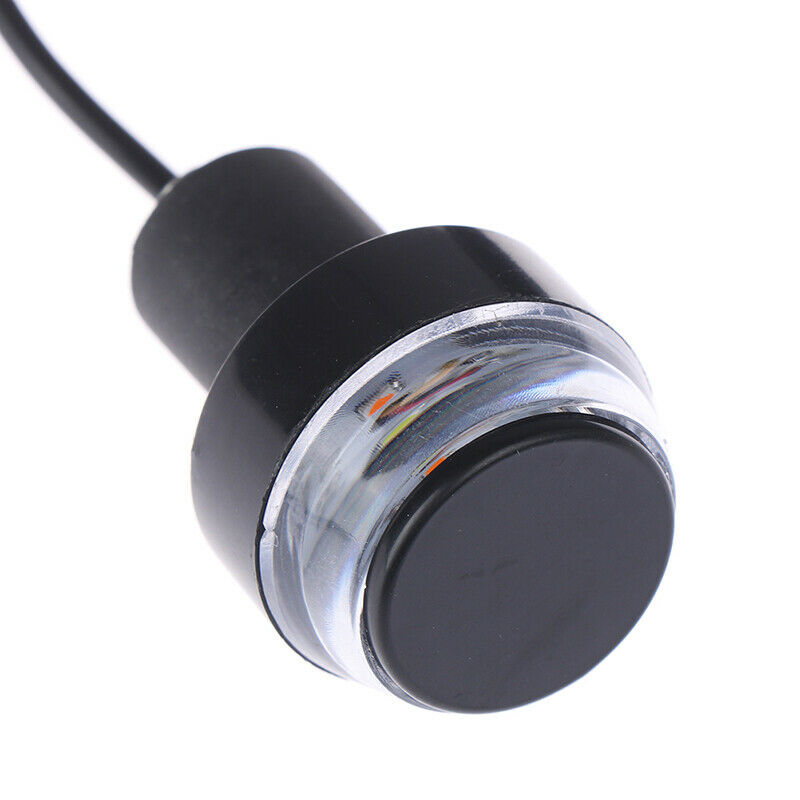 2Pcs Motorcycle Turn Signal LED Light Indicator Blinker Handle Bar End Light FT