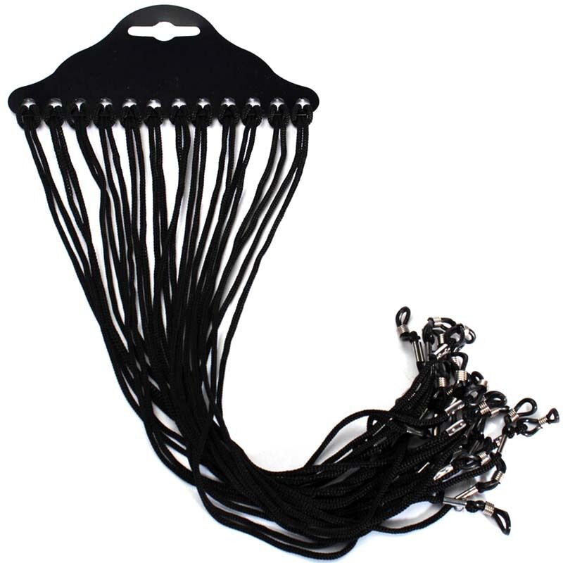 12x Nylon Cord Eyeglass Holder Sunglass Eyewear Glasses Neck String Strap SG Bj