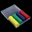 Recreation Game Coins Value (1, 2, 5, 10) for Family Poker Mahjong Playing Coins