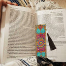 DIY Special Shaped Diamond Painting Leather Bookmark Tassel Book Marks Gift