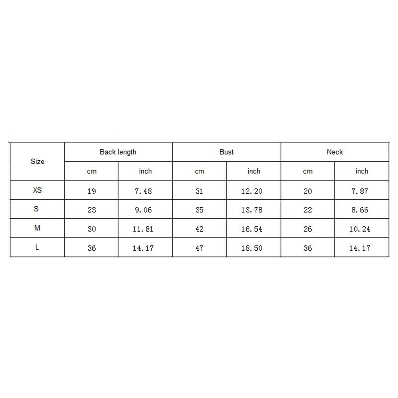 Pet Puppy Small Dog Cat Pet Clothes Vest shirt Apparel Red + Black (M) V6Y6