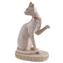 2x Retro Egypt Egyptian Mau Cat Statue Hand Carved Sculpture