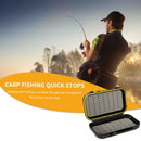Portable Fishing Lure Bait Hook Storage Box PE Fly Fishing Tackle Case Black