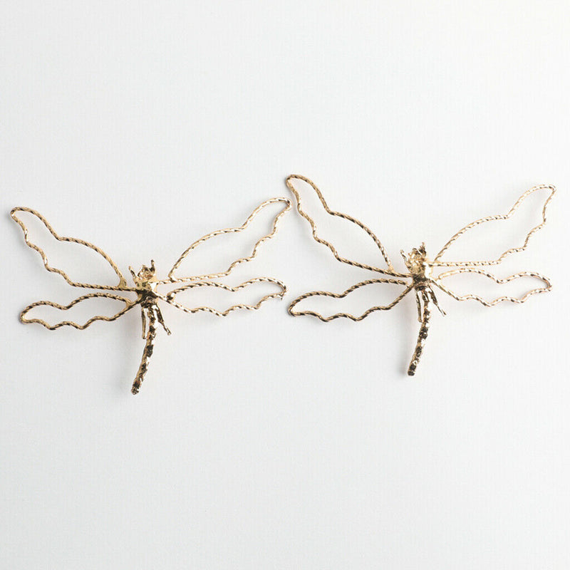 10 Pieces Alloy Butterfly Dragonfly Brooches Pins DIY Wedding Decor Used for