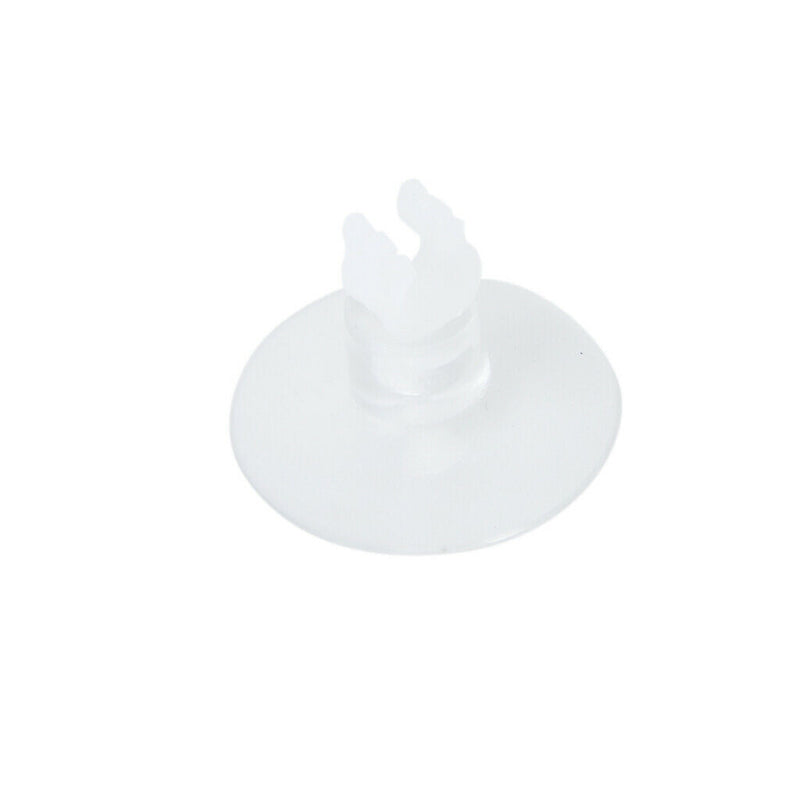 10pc Clear Aquarium Suction Cup Clip For Holding Air Line Tubing Firmly In Water