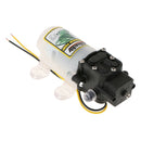 2L/min Water Pump Self Priming Pump Diaphragm Pressure Booster DC12V Black and
