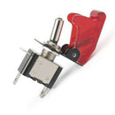 12V 20A Red Cover LED Light Rocker Toggle Switch SPST ON/OFF Car Marine Boat Gw