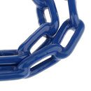 Durable 1.5M Metal Swing Chain Link Rope & 2pcs Snap Hook Swing Playset Blue